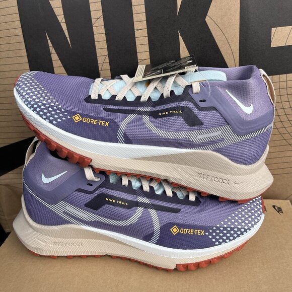 NEW Nike React Pegasus Trail 4 GTX GORE-TEX Daybreak DJ7929-502 Women Size 7 - Picture 1 of 7